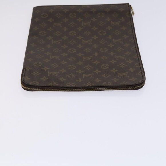 LOUIS VUITTON Monogram Posh Documents Clutch Bag M53456 LV Auth EC947 - Picture 5 of 16